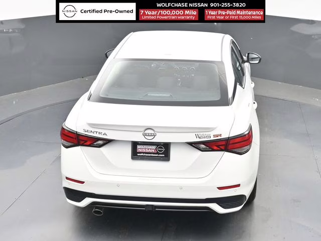 2025 Aspen White Tricoat Nissan Sentra SR FWD Sedan