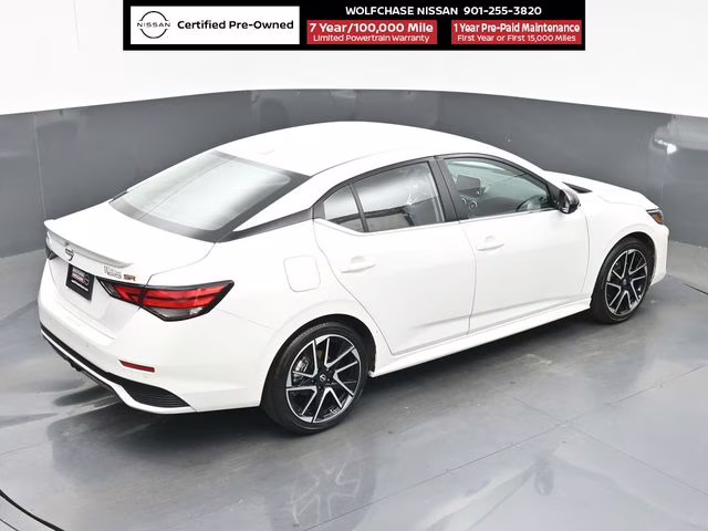 2025 Aspen White Tricoat Nissan Sentra SR FWD Sedan