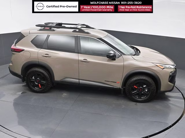 2025 Baja Storm Metallic Nissan Rogue Rock Creek AWD SUV