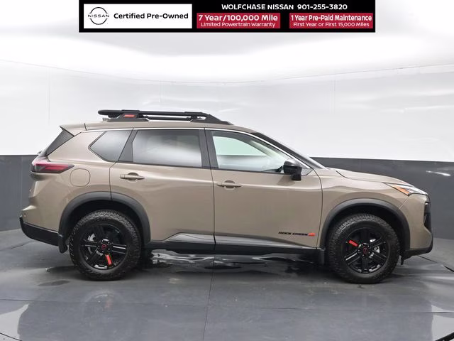 2025 Baja Storm Metallic Nissan Rogue Rock Creek AWD SUV