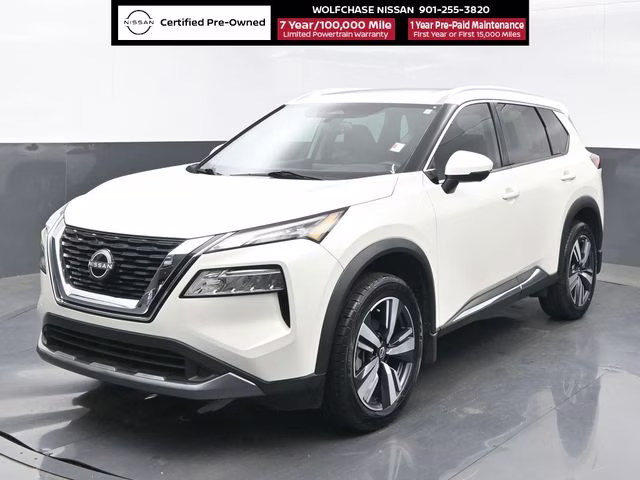 2023 Pearl White Tricoat Nissan Rogue SL AWD SUV