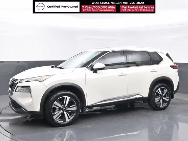 2023 Pearl White Tricoat Nissan Rogue SL AWD SUV