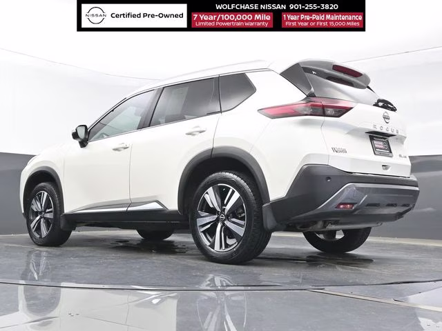 2023 Pearl White Tricoat Nissan Rogue SL AWD SUV