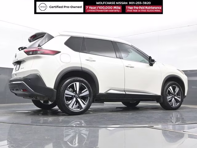 2023 Pearl White Tricoat Nissan Rogue SL AWD SUV