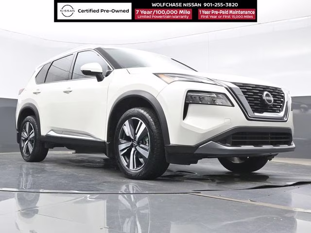 2023 Pearl White Tricoat Nissan Rogue SL AWD SUV