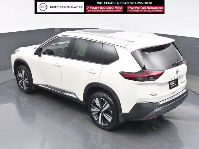 2023 Pearl White Tricoat Nissan Rogue SL AWD SUV