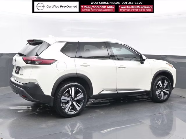 2023 Pearl White Tricoat Nissan Rogue SL AWD SUV