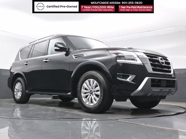 2024 Super Black Nissan Armada SV 4X4 SUV