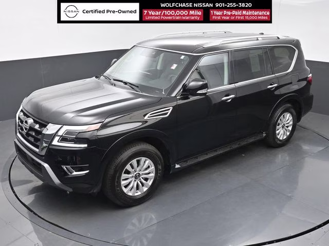 2024 Super Black Nissan Armada SV 4X4 SUV