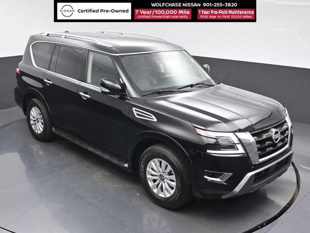 2024 Super Black Nissan Armada SV 4X4 SUV