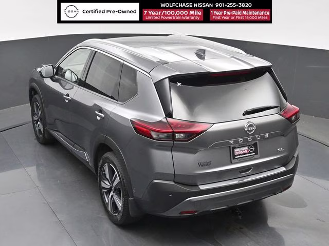 2023 Gun Metallic Nissan Rogue SL FWD SUV