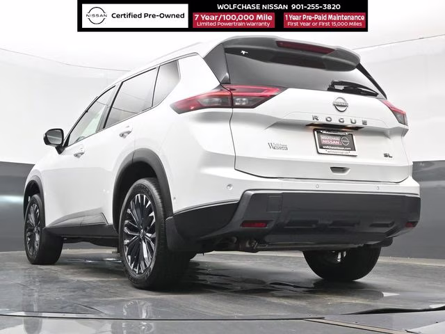 2025 Everest White Pearl Nissan Rogue SL FWD SUV