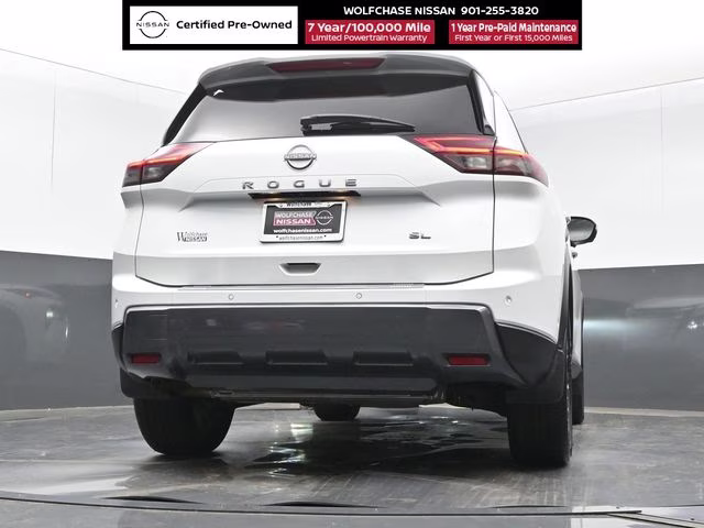 2025 Everest White Pearl Nissan Rogue SL FWD SUV