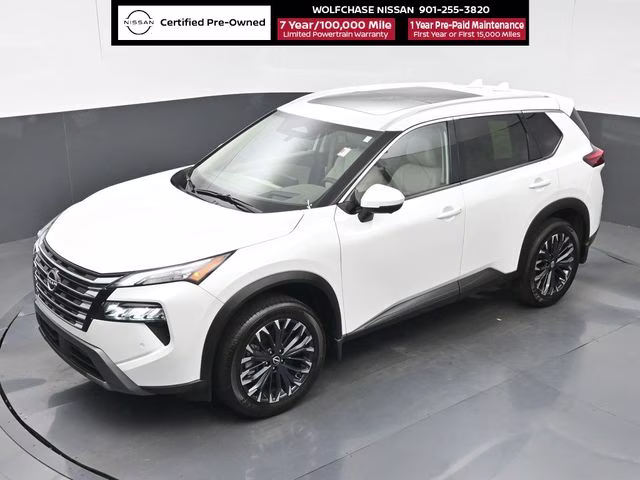 2025 Everest White Pearl Nissan Rogue SL FWD SUV