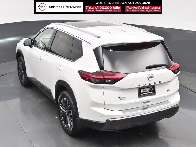 2025 Everest White Pearl Nissan Rogue SL FWD SUV