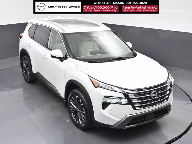 2025 Everest White Pearl Nissan Rogue SL FWD SUV