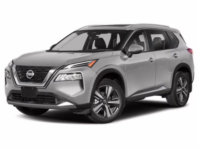 2023 Brilliant Silver Metallic Nissan Rogue Platinum FWD SUV