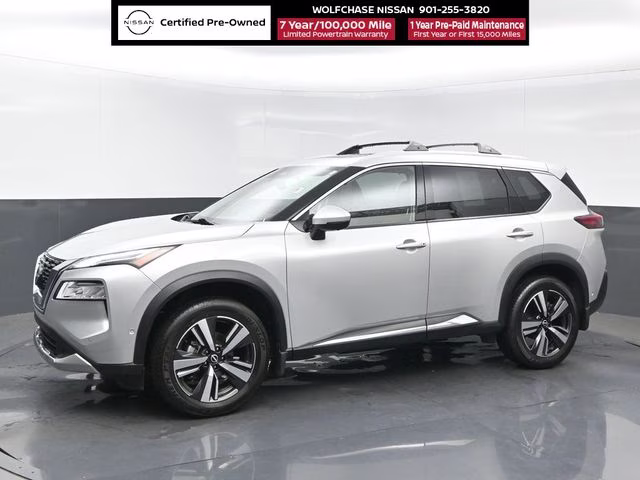 2023 Brilliant Silver Metallic Nissan Rogue Platinum FWD SUV