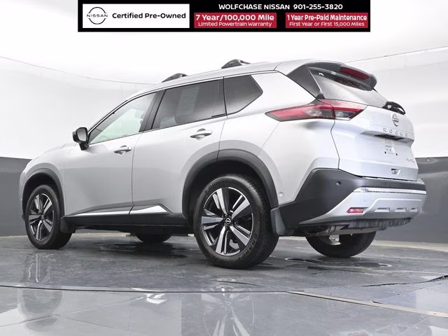 2023 Brilliant Silver Metallic Nissan Rogue Platinum FWD SUV