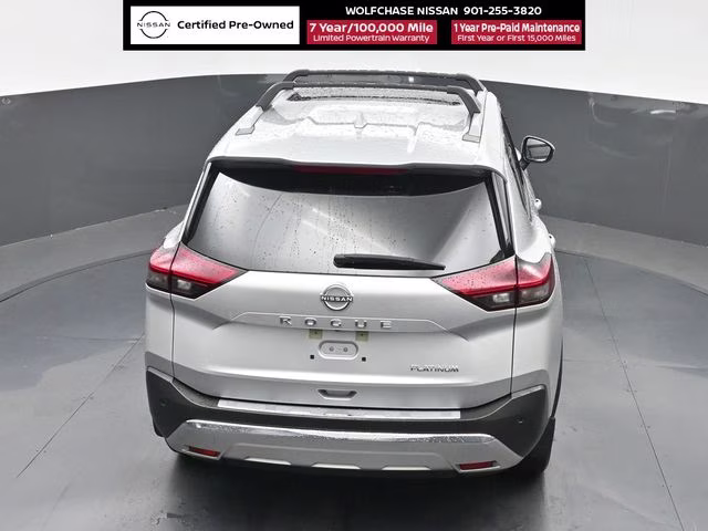 2023 Brilliant Silver Metallic Nissan Rogue Platinum FWD SUV
