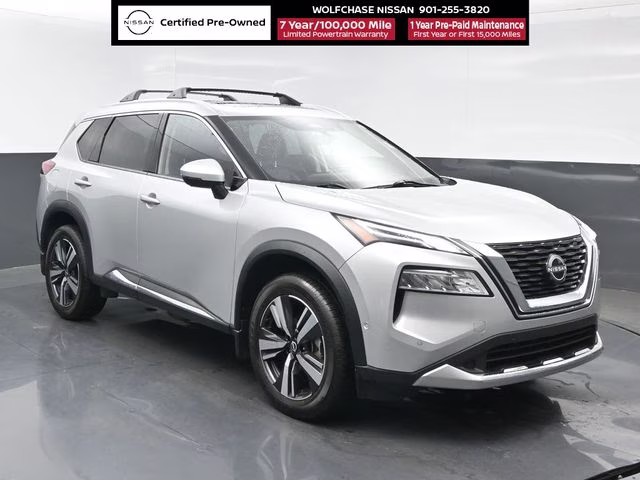 2023 Brilliant Silver Metallic Nissan Rogue Platinum FWD SUV