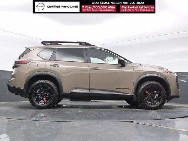 2025 Baja Storm Metallic Nissan Rogue Rock Creek AWD SUV