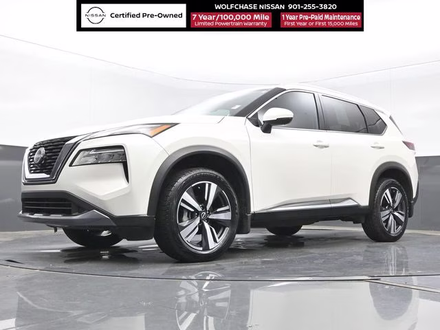 2023 Pearl White Tricoat Nissan Rogue SL AWD SUV