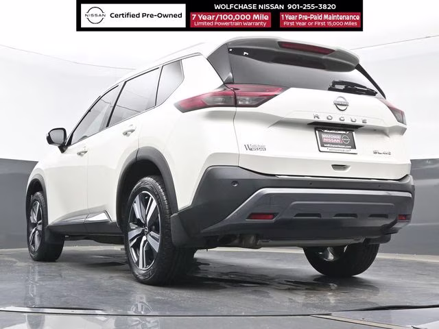 2023 Pearl White Tricoat Nissan Rogue SL AWD SUV
