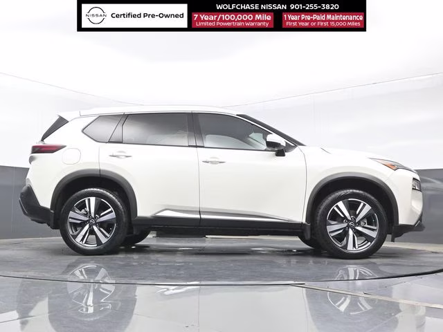 2023 Pearl White Tricoat Nissan Rogue SL AWD SUV