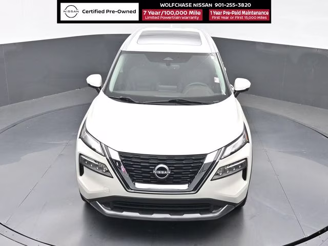 2023 Pearl White Tricoat Nissan Rogue SL AWD SUV
