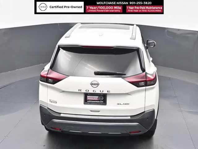 2023 Pearl White Tricoat Nissan Rogue SL AWD SUV