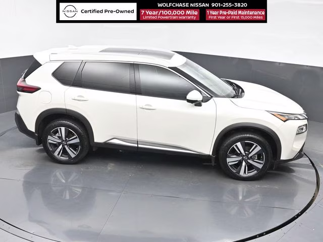 2023 Pearl White Tricoat Nissan Rogue SL AWD SUV