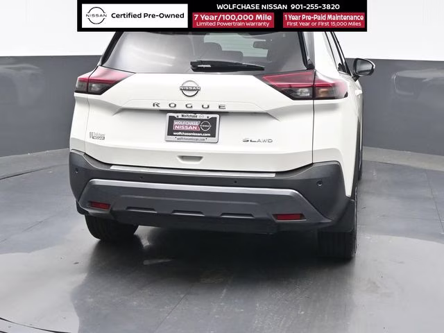 2023 Pearl White Tricoat Nissan Rogue SL AWD SUV