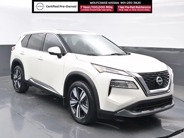 2023 Pearl White Tricoat Nissan Rogue SL AWD SUV