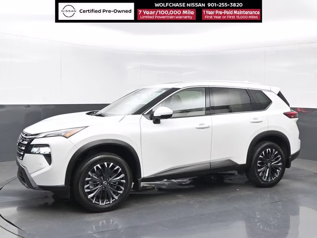 2025 Everest White Pearl Nissan Rogue SL FWD SUV