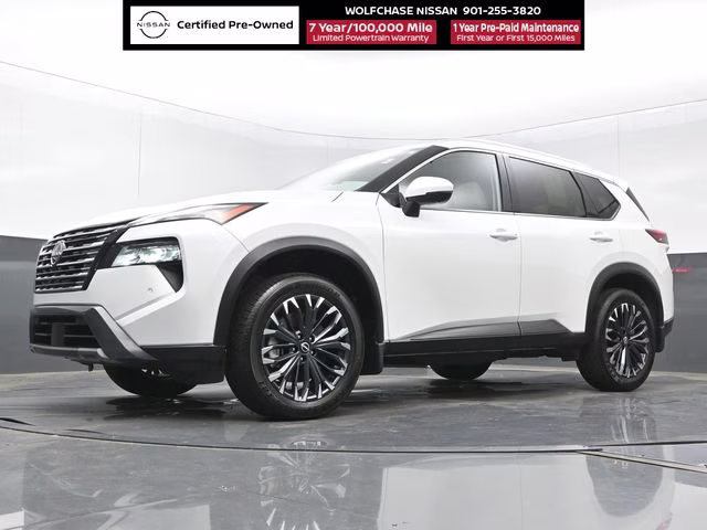 2025 Everest White Pearl Nissan Rogue SL FWD SUV