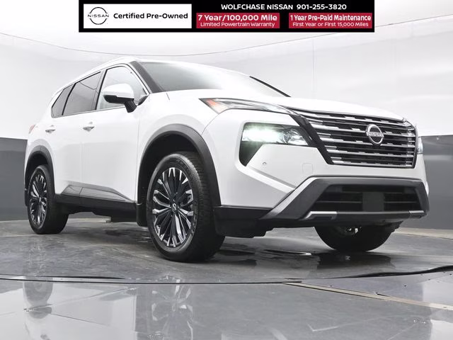 2025 Everest White Pearl Nissan Rogue SL FWD SUV