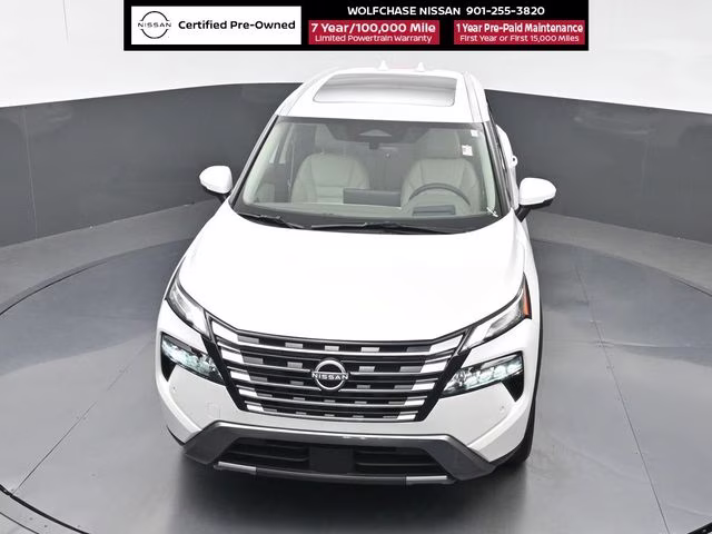 2025 Everest White Pearl Nissan Rogue SL FWD SUV