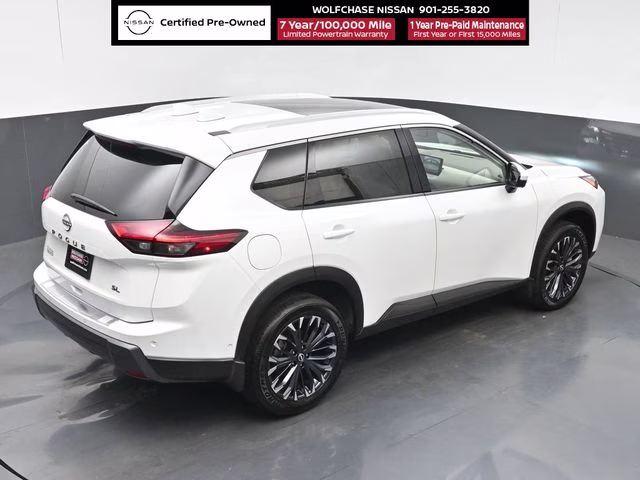 2025 Everest White Pearl Nissan Rogue SL FWD SUV