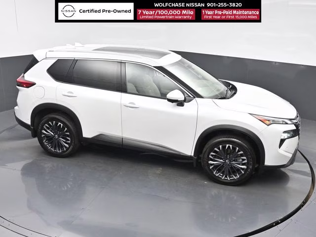 2025 Everest White Pearl Nissan Rogue SL FWD SUV