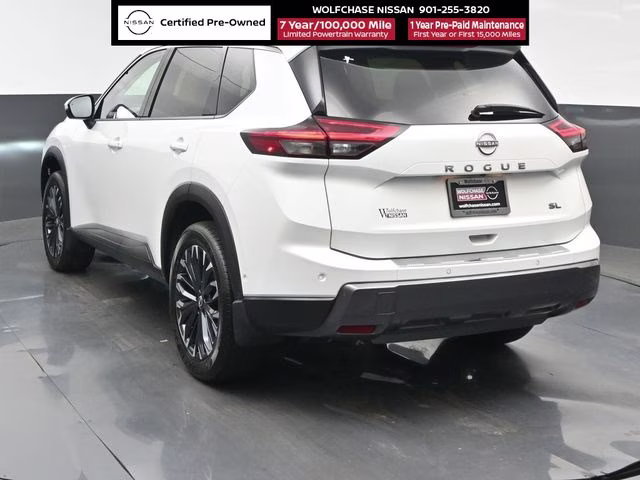 2025 Everest White Pearl Nissan Rogue SL FWD SUV