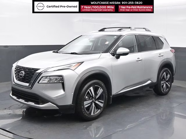 2023 Brilliant Silver Metallic Nissan Rogue Platinum FWD SUV