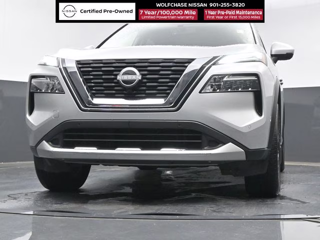2023 Brilliant Silver Metallic Nissan Rogue Platinum FWD SUV
