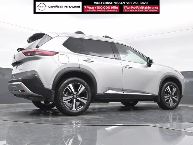 2023 Brilliant Silver Metallic Nissan Rogue Platinum FWD SUV