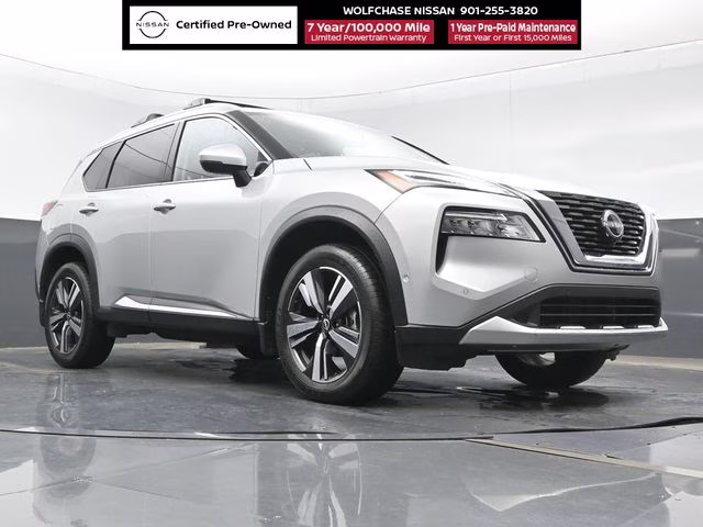 2023 Brilliant Silver Metallic Nissan Rogue Platinum FWD SUV