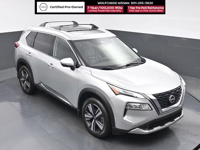 2023 Brilliant Silver Metallic Nissan Rogue Platinum FWD SUV
