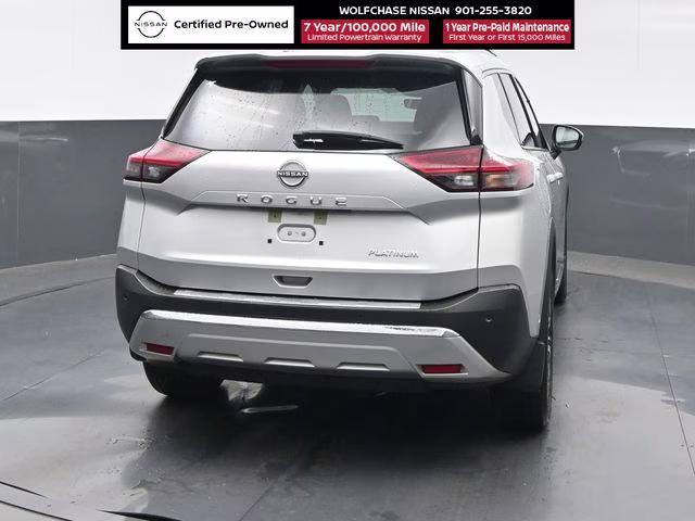 2023 Brilliant Silver Metallic Nissan Rogue Platinum FWD SUV
