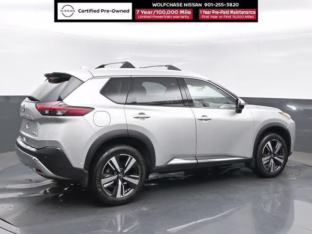 2023 Brilliant Silver Metallic Nissan Rogue Platinum FWD SUV