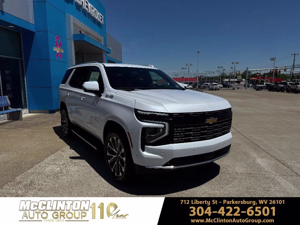 2026 Polar White Tricoat Chevrolet Tahoe High Country 4X4 SUV