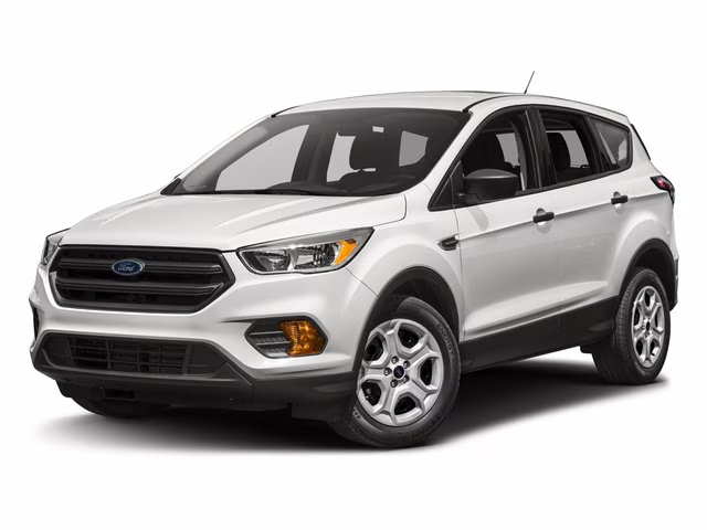 2017 White Gold Metallic Ford Escape S FWD SUV
